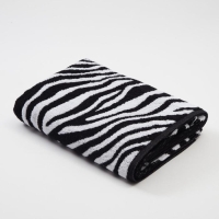 Полотенце махровое Этель ЧБ «Зебра», пестроткань, 70х130 см Полотенце махровое Этель ЧБ «Зебра», пестроткань, 70х130 см