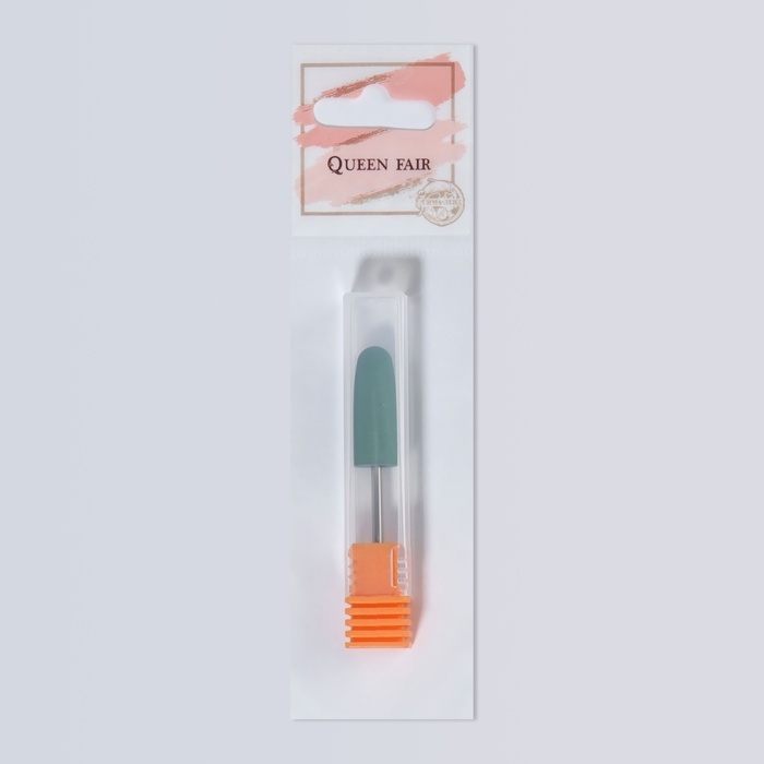 Фреза силиконовая для полировки, средняя, 10 × 24 мм, в пластиковом футляре, цвет зелёный Фреза силиконовая для полировки, средняя, 10 × 24 мм, в пластиковом футляре, цвет зелёный