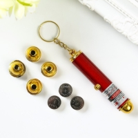 Фонарик лазер 5 насадок на кольце МИКС Фонарик лазер 5 насадок на кольце МИКС