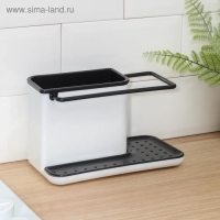 Подставка для ванных и кухонных принадлежностей, 21&times;11&times;12 см, цвет МИКС