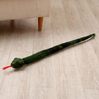 Мягкая игрушка &laquo;Змея&raquo;, зелёная с белым животиком, 95 см