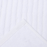 Полотенце для ног 50х70см, белый, 700г/м, хл100%