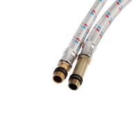 Подводка гибкая для смесителя ZEIN, гайка 1/2", штуцер М10, 40 см, набор 2 шт Подводка гибкая для смесителя ZEIN, гайка 1/2", штуцер М10, 40 см, набор 2 шт