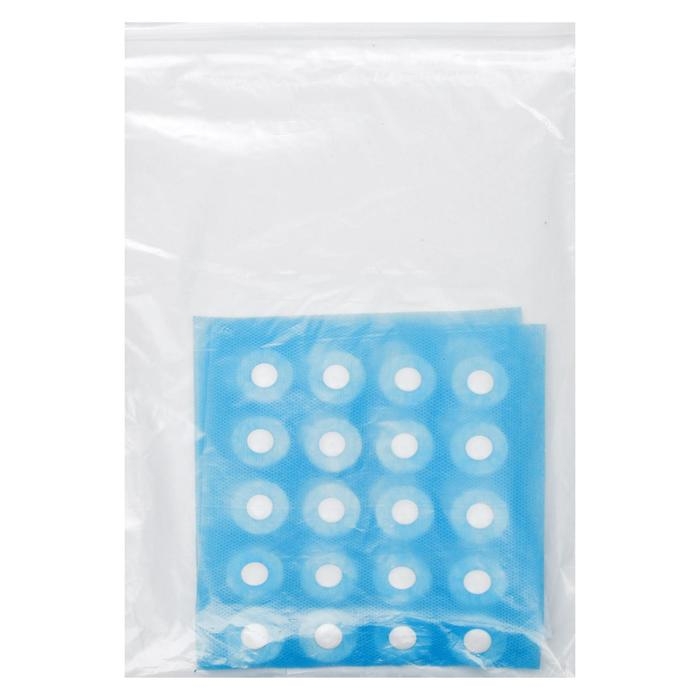 Аппликатор Аппликатор "Кузнецова", 40 колючек, спанбонд, 14 х 32 см, голубой.