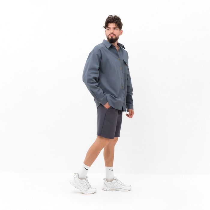 Рубашка мужская MIST oversize размер 56, графитовый Рубашка мужская MIST oversize размер 56, графитовый