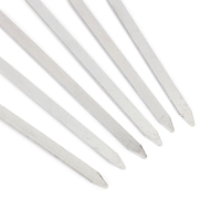 Набор шампуров для шашлыка 6 шт, рукоять - дерево, ширина - 0.7 см, 40 см Набор шампуров для шашлыка 6 шт, рукоять - дерево, ширина - 0.7 см, 40 см