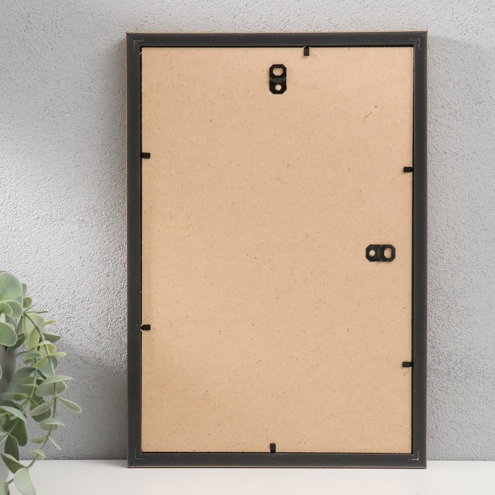 Фоторамка пластик Фоторамка пластик "МИРАМ" 20х30 см золото (пластиковый экран)