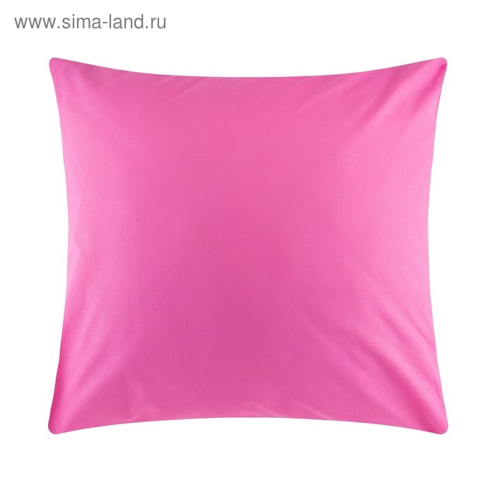 Наволочка &laquo;Этель&raquo; 70х70 см, цвет розовый, поплин, 125 г/м&sup2;