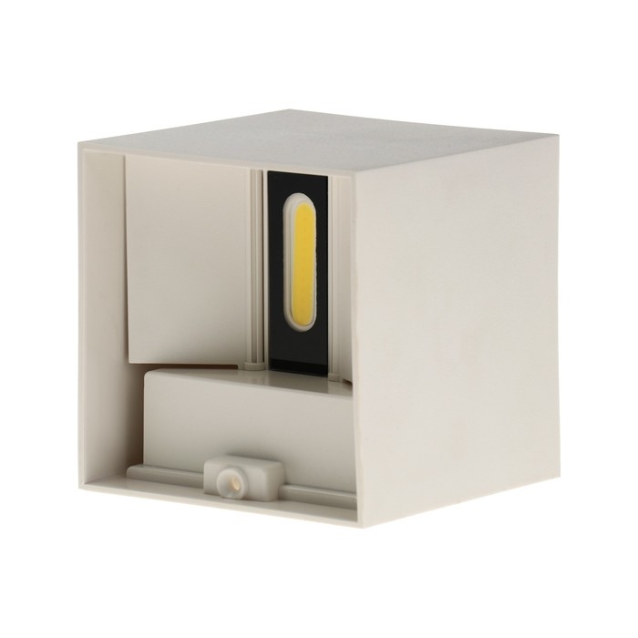 Светильник фасадный «Куб», FSD-062, 6 Вт, 4000К, регулир. луч, IP65, 220 В, пластик, белый 1008423 Светильник фасадный «Куб», FSD-062, 6 Вт, 4000К, регулир. луч, IP65, 220 В, пластик, белый 1008423