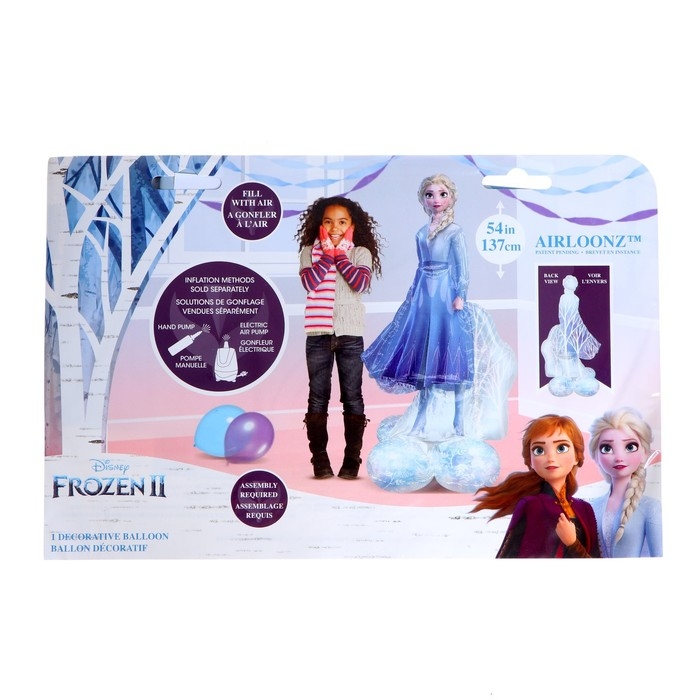 Шар фольгированный 54" &laquo;Холодное сердце II. Эльза&raquo;, фигура под воздух