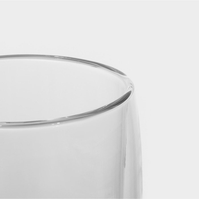 Стакан стеклянный с двойными стенками Magistro «Поль», 600 мл, 8,5×20 см Стакан стеклянный с двойными стенками Magistro «Поль», 600 мл, 8,5×20 см