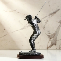 Статуэтка полистоун &laquo;Гольфист&raquo; 15,5 х 15,5 х 33,5 см