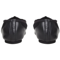 Джазовки &laquo;Спорт&raquo;, натуральная кожа, с сеткой, длина по стельке 22,5 см, цвет чёрный