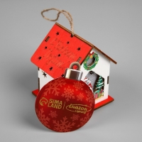 Подвеска световая "Дом Деда Мороза", 7х6х8 см, 1 LED, AG10x3 (в компл.), свечение тёплое белое Подвеска световая "Дом Деда Мороза", 7х6х8 см, 1 LED, AG10x3 (в компл.), свечение тёплое белое