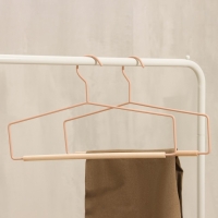 Плечики - вешалка для брюк и юбок SAVANNA Wood, 37×22×1,5 см, цвет розовый Плечики - вешалка для брюк и юбок SAVANNA Wood, 37×22×1,5 см, цвет розовый