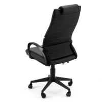 Кресло руководителя &laquo;КВЕСТ ультра&raquo;, экокожа черное