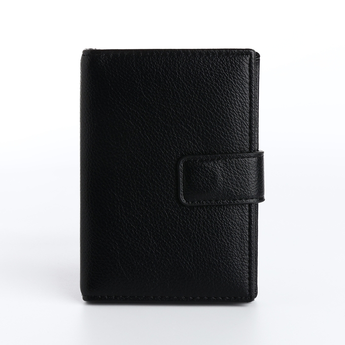 Обложка для автодокументов и паспорта на магните, цвет чёрный Обложка для автодокументов и паспорта на магните, цвет чёрный