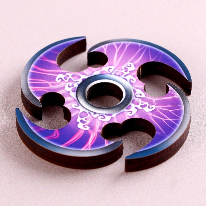 Деревянное оружие детское сувенирное &laquo;Сюрикен&raquo;, молнии