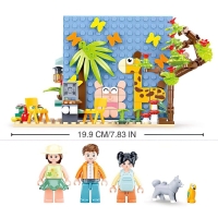 Конструктор Розовая мечта &laquo;Летний домик&raquo;, 341 деталь