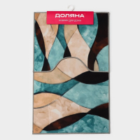 Коврики для ванной и туалета Доляна &laquo;Воля&raquo;, 2 шт: 50&times;80 см, 50&times;40 см