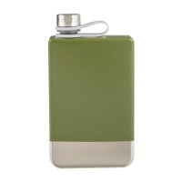 Фляжка для алкоголя, нержавеющая сталь, подарочная, армейская, 270 мл, 9 oz Фляжка для алкоголя, нержавеющая сталь, подарочная, армейская, 270 мл, 9 oz