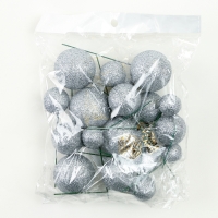 Набор топперов &laquo;Бусины&raquo;, набор 20 шт., цвет серебро