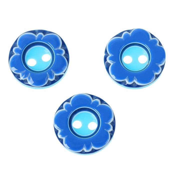 Пуговица трёхслойная, d=1,2 см, набор 100 шт. Пуговица трёхслойная, d=1,2 см, набор 100 шт.