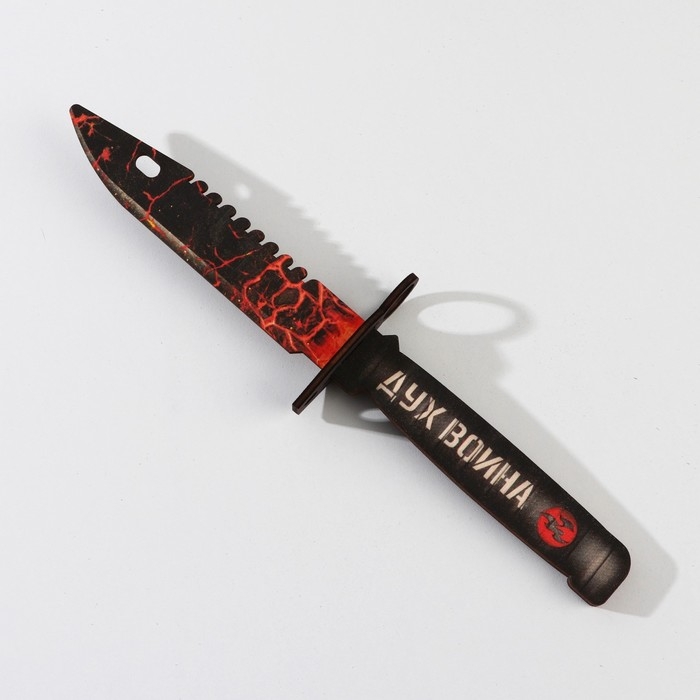 Деревянное оружие, детское сувенирное «Дух война», нож штык, 29,2 х 7,1 см Деревянное оружие, детское сувенирное «Дух война», нож штык, 29,2 х 7,1 см