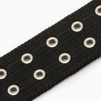 Ошейник четырехслойный, 80 х 4,9 см, ОШ 65-75 см, полиэстер, чёрный Ошейник четырехслойный, 80 х 4,9 см, ОШ 65-75 см, полиэстер, чёрный