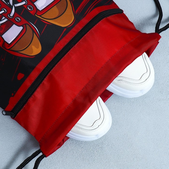 Мешок для обуви &laquo;Кеды&raquo; 2 секции, 30 х 40 см