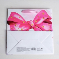 Пакет подарочный ламинированный квадратный, упаковка, «Поздравляю!», 22 х 22 х 11 см Пакет подарочный ламинированный квадратный, упаковка, «Поздравляю!», 22 х 22 х 11 см