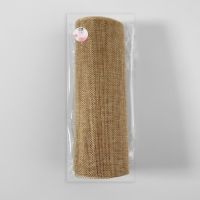 Ткань из джута, 20 см, 4,5 &plusmn; 0,5 м, цвет бежевый