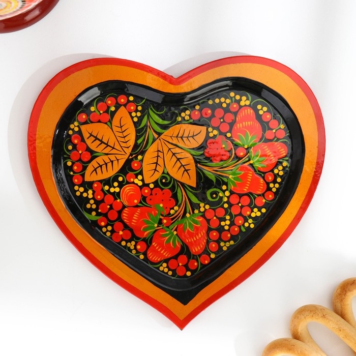 Набор Свадебный  3пр., хохлома