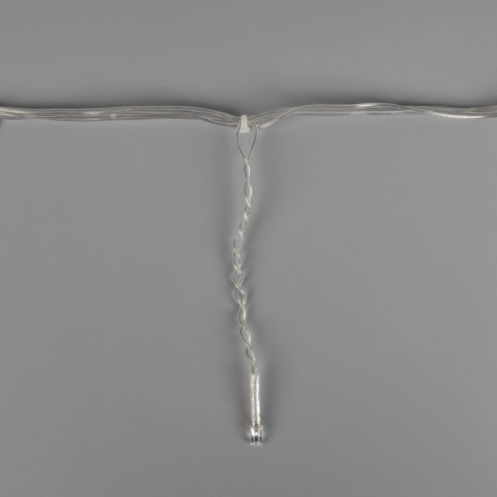 Гирлянда «Бахрома» 1.8 × 0.5 м, IP20, прозрачная нить, 48 LED, свечение жёлтое, 8 режимов, 220 В Гирлянда «Бахрома» 1.8 × 0.5 м, IP20, прозрачная нить, 48 LED, свечение жёлтое, 8 режимов, 220 В