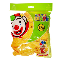 Шар латексный 12", пастель, набор 100 шт., цвет жёлтый