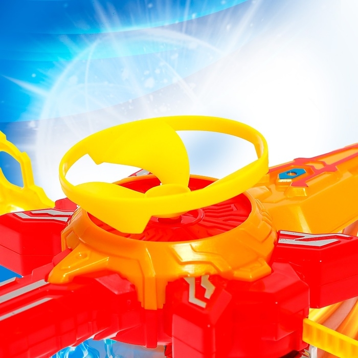 Набор волчков &laquo;Супер меч&raquo;, двойной запуск, с вертушкой