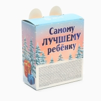 Сладкий детский новогодний подарок &laquo;Медведь&raquo;, конфеты и маршмеллоу, 250 г.