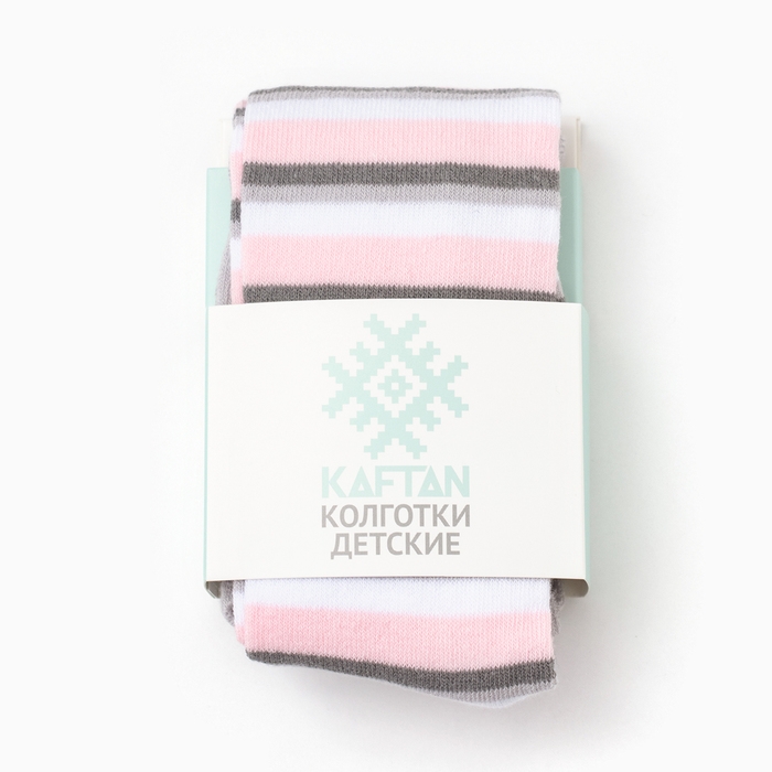 Колготки детские KAFTAN Колготки детские KAFTAN "Заяц" 104-110 см, серый/розовый