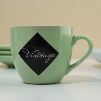 Набор посуды из керамики на 4 персоны «Авокадо», 16 предметов: 4 тарелки 23 см, 4 миски 14.5 см, 4 кружки 250 мл, 4 блюдца 15 см Набор посуды из керамики на 4 персоны «Авокадо», 16 предметов: 4 тарелки 23 см, 4 миски 14.5 см, 4 кружки 250 мл, 4 блюдца 15 см