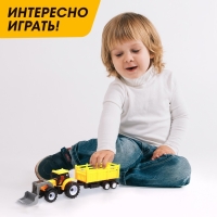 Трактор инерционный &laquo;Фермер&raquo;, с прицепом