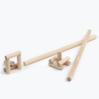 Спортивная игра &laquo;Городки&raquo; в коробке (дерево, 12 элементов, 15 фигур)