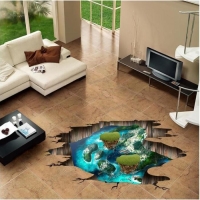 Наклейка 3Д интерьерная Пропасть 90*60см Наклейка 3Д интерьерная Пропасть 90*60см