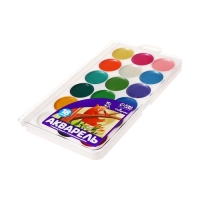 Акварель18 цветов (9 классических + 9 перламутровых) Calligrata Акварель18 цветов (9 классических + 9 перламутровых) Calligrata