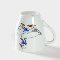 Набор фарфоровый для завтрака &laquo;Гуси&raquo;, 3 предмета