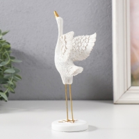 Сувенир полистоун "Белая цапля" МИКС 16,5х5,6х5 см