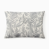 Подушка Этель "Листва" 40*60 см, цв.серый, 100% полиэстер Подушка Этель "Листва" 40*60 см, цв.серый, 100% полиэстер