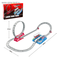 Железная дорога &mdash; трек &laquo;Скорый поезд&raquo;, работает от батареек, звуковые эффекты