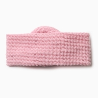 Повязка на голову Крошка Я &laquo;Бантик&raquo;, цв. розовый, р-р 46-48