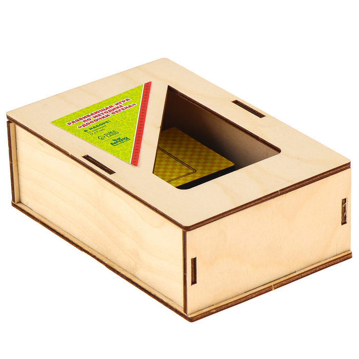 Деревянные карточки &laquo;Фигуры&raquo; набор 15 карточек: 5,5 х 8,3 см