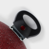 Казан, 4 л, d=28 см, стеклянная крышка, две съёмные ручки, цвет красный Казан, 4 л, d=28 см, стеклянная крышка, две съёмные ручки, цвет красный